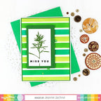Simon Says Stamp! Waffle Flower HERB SILHOUETTES Clear Stamps 420423*