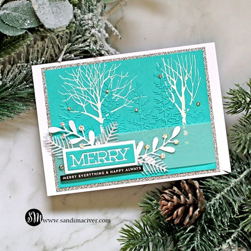 Simon Says Stamp! Simon Says Stamp Embossing Folder FOREST BORDER sf209 | color-code:ALT5