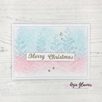 Simon Says Stamp! Simon Says Stamp Embossing Folder FOREST BORDER sf209