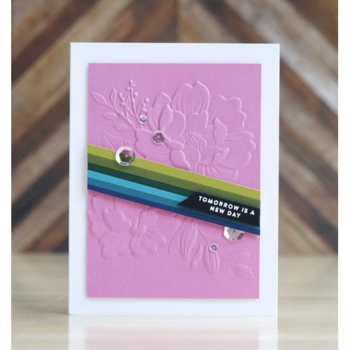 Simon Says Stamp! Simon Says Stamp Embossing Folder PEONY BUNDLE sf217