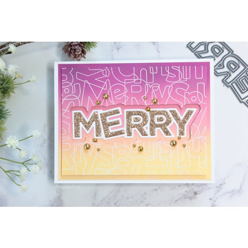 Simon Says Stamp! CZ Design CHUNKY MERRY Wafer Dies czd111