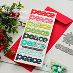 Simon Says Stamp! CZ Design PEACE Wafer Dies czd110