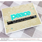 Simon Says Stamp! CZ Design PEACE Wafer Dies czd110