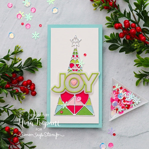 Simon Says Stamp! CZ Design CHUNKY JOY Wafer Dies czd112