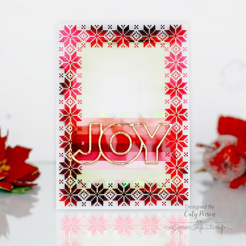 Simon Says Stamp! CZ Design CHUNKY JOY Wafer Dies czd112