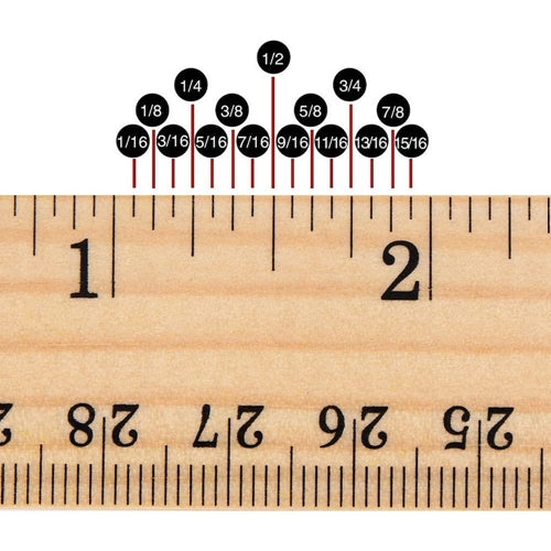 Simon Says Stamp! 2 SCALE 12 INCH WOODEN RULER gl004