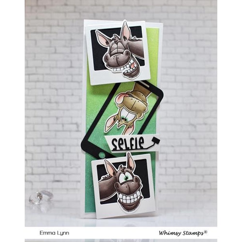 Simon Says Stamp! Whimsy Stamps WONKY DONKEY Clear Stamps DP1053
