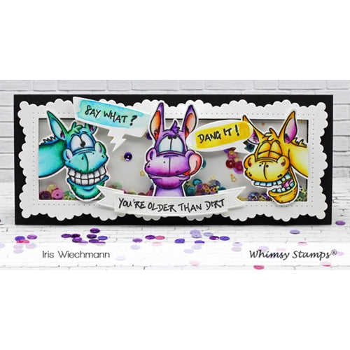 Simon Says Stamp! Whimsy Stamps WONKY DONKEY Clear Stamps DP1053