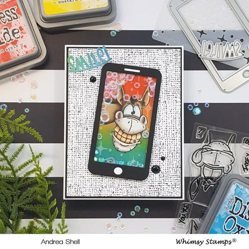 Simon Says Stamp! Whimsy Stamps WONKY DONKEY Clear Stamps DP1053