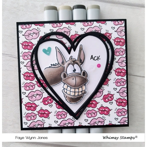 Simon Says Stamp! Whimsy Stamps WONKY DONKEY Clear Stamps DP1053
