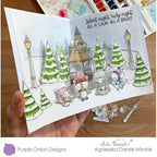 Simon Says Stamp! Purple Onion Designs STREET LIGHT Cling Stamp pod1206