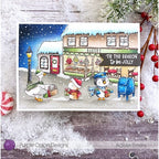 Simon Says Stamp! Purple Onion Designs STREET LIGHT Cling Stamp pod1206