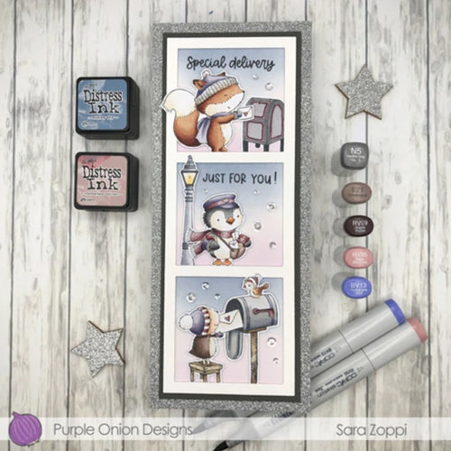 Simon Says Stamp! Purple Onion Designs STREET LIGHT Cling Stamp pod1206