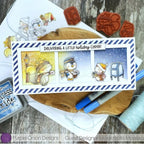 Simon Says Stamp! Purple Onion Designs STREET LIGHT Cling Stamp pod1206