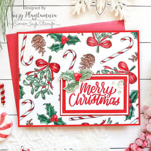 Simon Says Stamp! Simon Says Clear Stamps JOYFUL SEASON sss202093c
