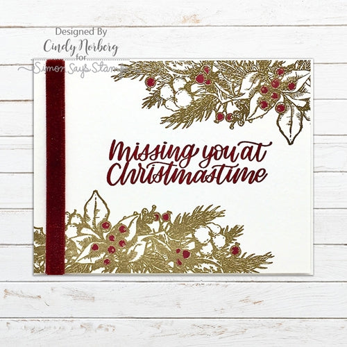 Simon Says Stamp! Simon Says Clear Stamps JOYFUL SEASON sss202093c