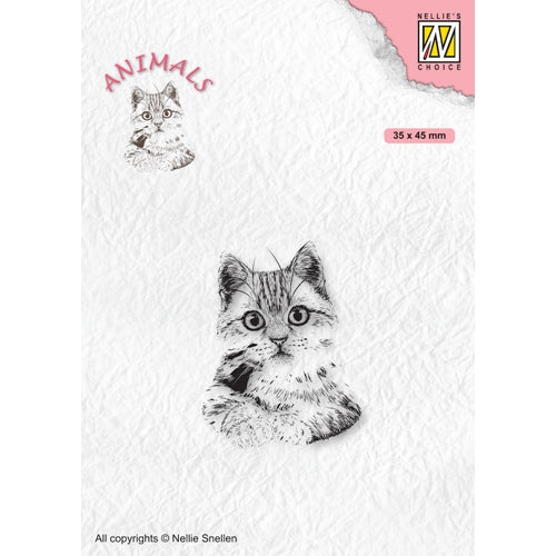 Simon Says Stamp! Nellie's Choice PUSSYCAT Clear Stamp ani021