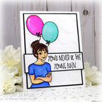 Simon Says Stamp! Sweet 'N Sassy HUMOROUS BIRTHDAY INNIES Clear Stamp Set sns-20-067
