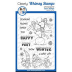 Simon Says Stamp! Whimsy Stamps HAPPY FEET Clear Stamps CWSD351*