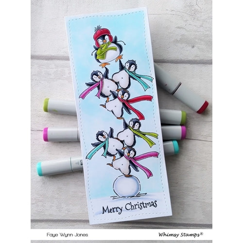 Simon Says Stamp! Whimsy Stamps HAPPY FEET Clear Stamps CWSD351*