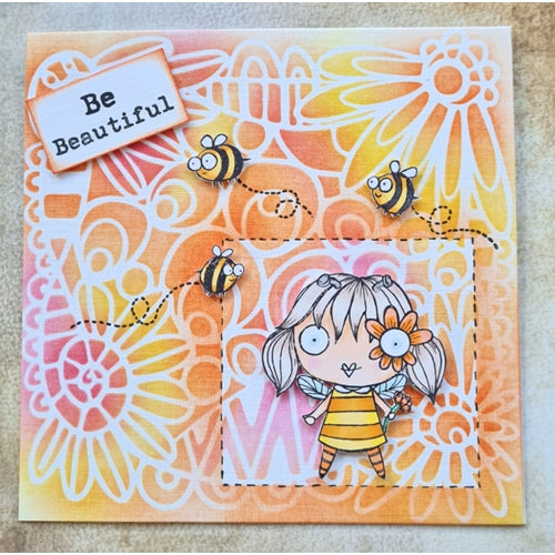 Simon Says Stamp! AALL & Create BE BEAUTIFUL A7 Clear Stamps aal00416