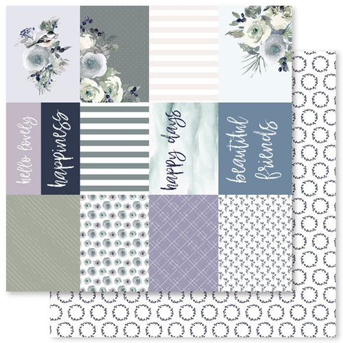 Simon Says Stamp! Paper Rose WINTER ROSE 6x6 Paper Pack 20706