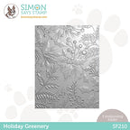 Simon Says Stamp! Simon Says Stamp Embossing Folder HOLIDAY GREENERY sf210