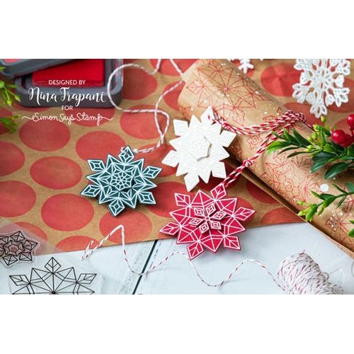 Simon Says Stamp! Simon Says Stamp PRISMATIC SNOWFLAKES Wafer Dies sssd112191c