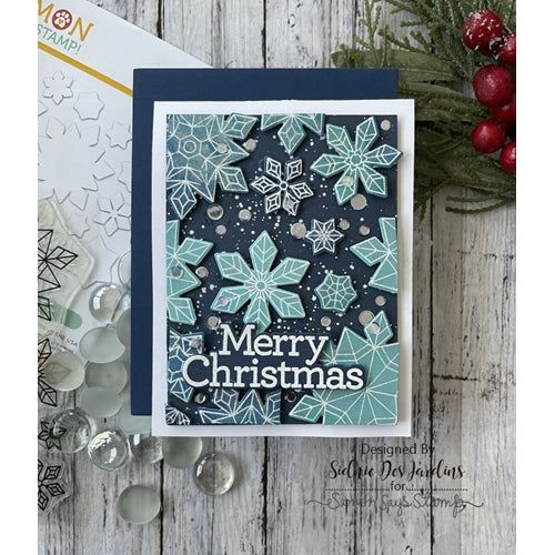 Simon Says Stamp! Simon Says Stamp PRISMATIC SNOWFLAKES Wafer Dies sssd112191c