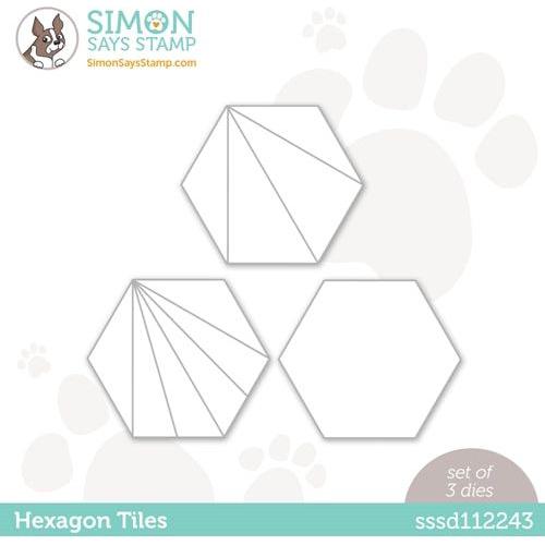 Simon Says Stamp! Simon Says Stamp HEXAGON TILE Wafer Dies sssd112243