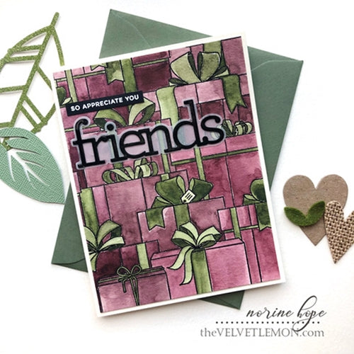 Simon Says Stamp! CZ Design FRIENDS Wafer Dies czd120