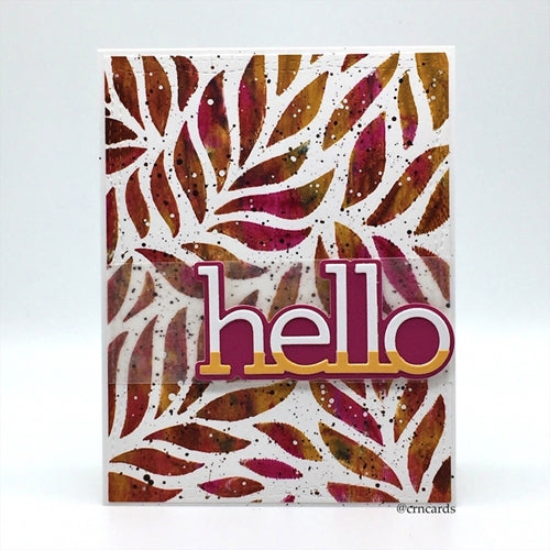 Simon Says Stamp! CZ Design HELLO Wafer Dies czd116