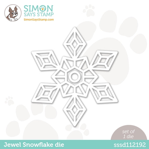 Simon Says Stamp! Simon Says Stamp JEWEL SNOWFLAKE Wafer Die sssd112192
