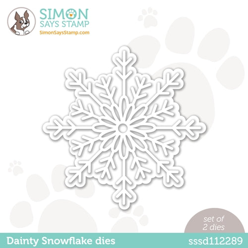 Simon Says Stamp DAINTY SNOWFLAKE Wafer Die sssd112289