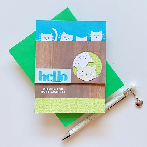 Simon Says Stamp! Simon Says Stamp SNEAKY KITTIES Wafer Die sssd112284