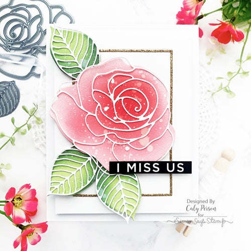 Simon Says Stamp! Simon Says Stamp DETAILED ROSE Wafer Die sssd112273