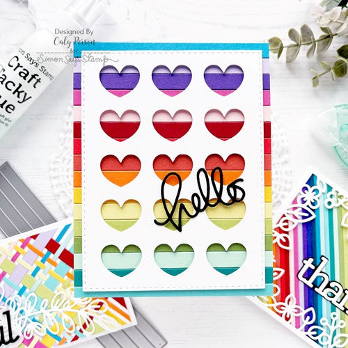 Twitterpated Heart Washi Tape Card - Patty Stamps