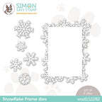Simon Says Stamp! Simon Says Stamp SNOWFLAKE FRAME Wafer Die sssd112282