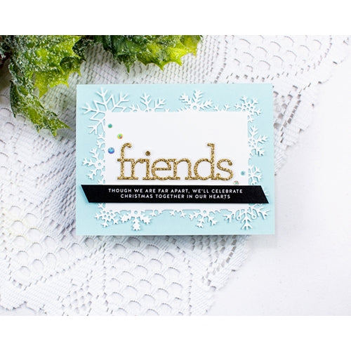 Simon Says Stamp! Simon Says Stamp SNOWFLAKE FRAME Wafer Die sssd112282
