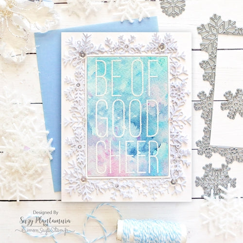 Simon Says Stamp! Simon Says Stamp SNOWFLAKE FRAME Wafer Die sssd112282