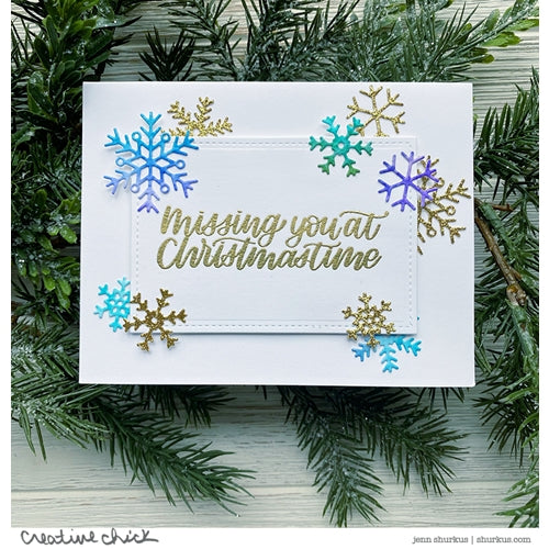 Simon Says Stamp! Simon Says Stamp SNOWFLAKE FRAME Wafer Die sssd112282