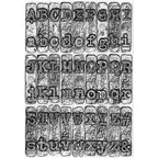 Simon Says Stamp! Tim Holtz Sizzix TYPEWRITER 3D Texture Fades Embossing Folder 664760