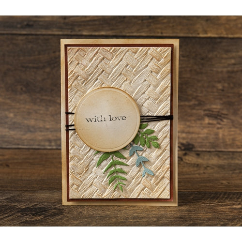 Simon Says Stamp! Tim Holtz Sizzix INTERTWINED 3D Texture Fades Embossing Folder 664759