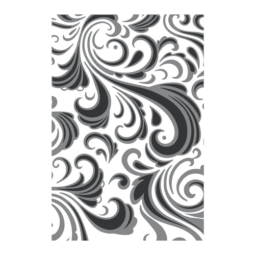 Simon Says Stamp! Tim Holtz Sizzix SWIRLS Embossing Folder 665226