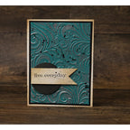 Simon Says Stamp! Tim Holtz Sizzix SWIRLS Embossing Folder 665226