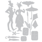 Simon Says Stamp! Tim Holtz Sizzix THE PARK Thinlits Dies 665204