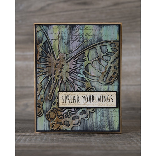 Simon Says Stamp! Tim Holtz Sizzix PERSPECTIVE BUTTERFLY Thinlits Dies 665201