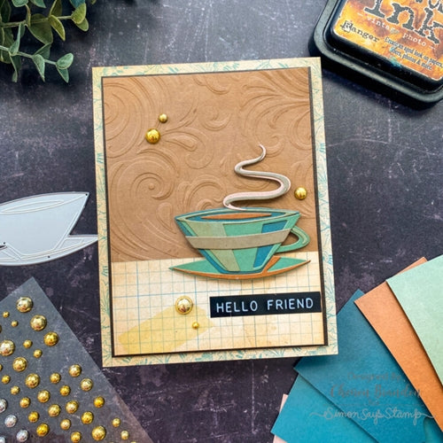 Simon Says Stamp! Tim Holtz Sizzix CAFE Colorize Thinlits Dies 665212 | color-code:ALT4