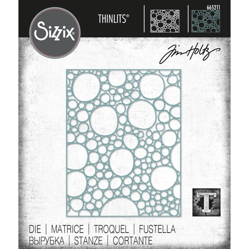 Simon Says Stamp! Tim Holtz Sizzix BUBBLING Thinlits Dies 665211