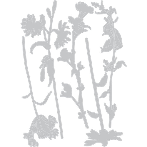 Simon Says Stamp! Tim Holtz Sizzix WILDFLOWER STEMS 3 Thinlits Dies 665221